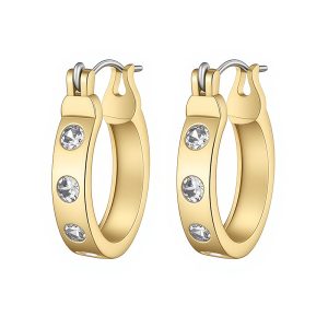Three-Stone Hoop