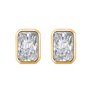 Radiant Bezel Stud